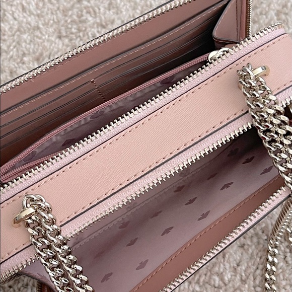 kate spade double zip chain crossbody - Picture 7 of 8